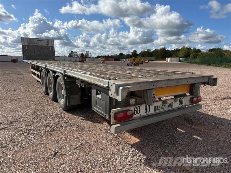 Fruehauf Tx34 13.60 m Tri/A Semi Remorque Plateau 3 Essieux Remorque ridelle