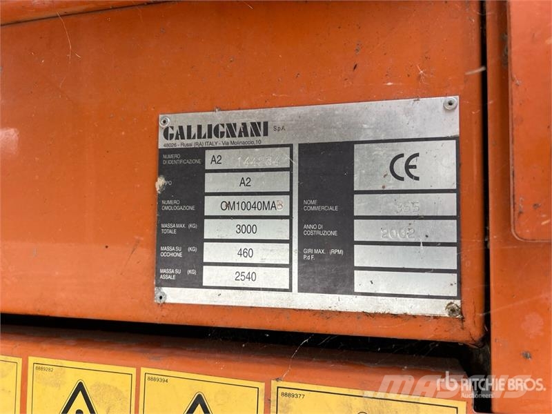 Gallignani 355LR Round Baler Сламопреси за кръгли бали