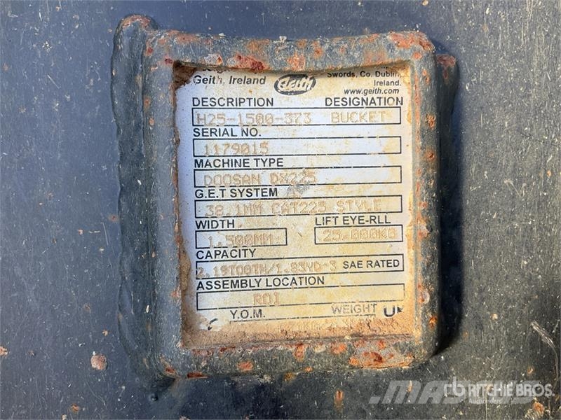 Geith 1450 mm Digging Excavator Bucket Kašike / Korpe