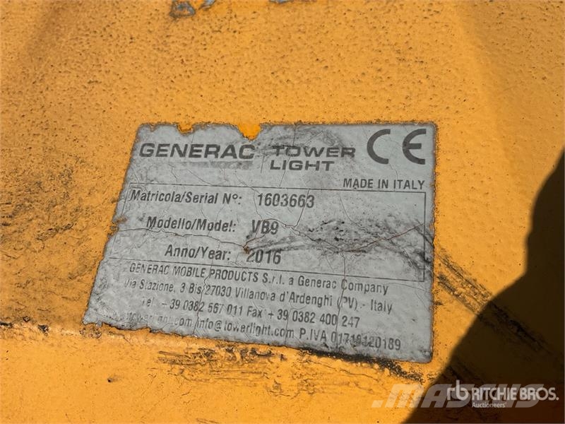 Generac VB9 3.5 kVA Light Tower أبراج خفيفة