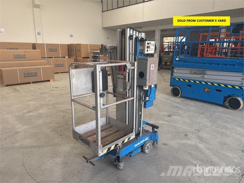Genie AWP30SDC Vertical Mast Lift Used Personnel lifts and access elevators