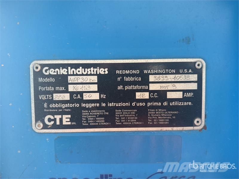 Genie AWP30SDC Vertical Mast Lift Personenaufzüge