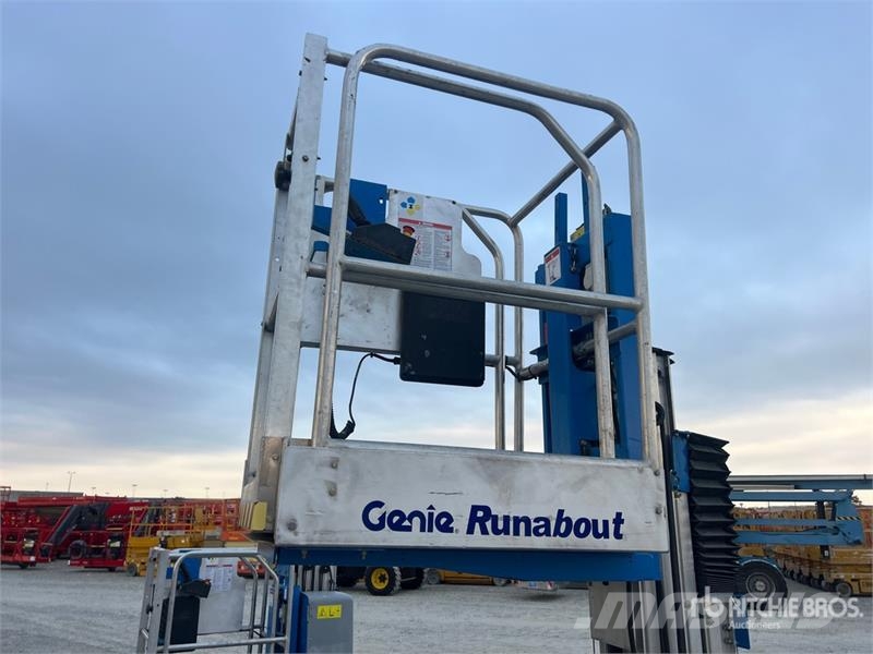 Genie GR15 Vertical Mast Lift Used Personnel lifts and access elevators