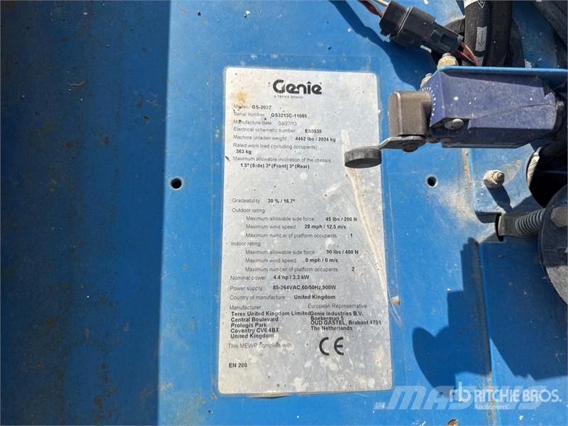 Genie GS-2032 剪叉式升降机
