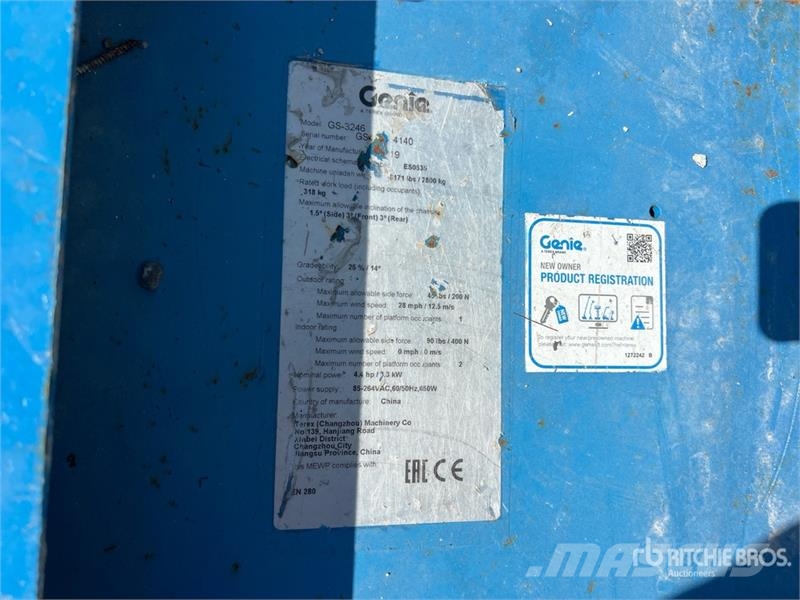 Genie GS-3246 Makasli platformlar