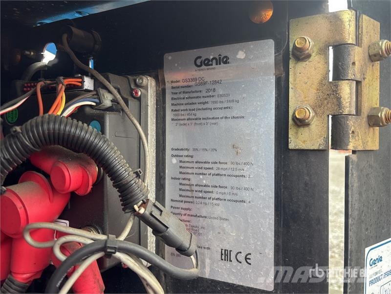 Genie GS-3369 DC Electric Scissor Lift Šķerveida pacēlāji
