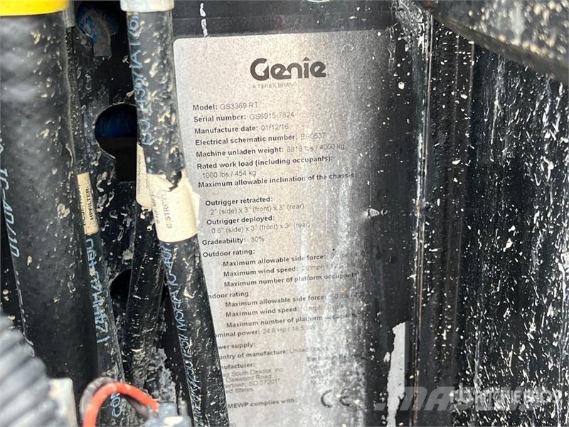 Genie GS-3369RT Makasli platformlar