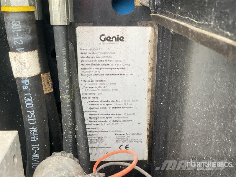 Genie GS-3369RT Scheren-Arbeitsbühnen