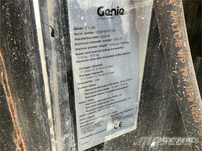 Genie GS-3390 Saxlifte