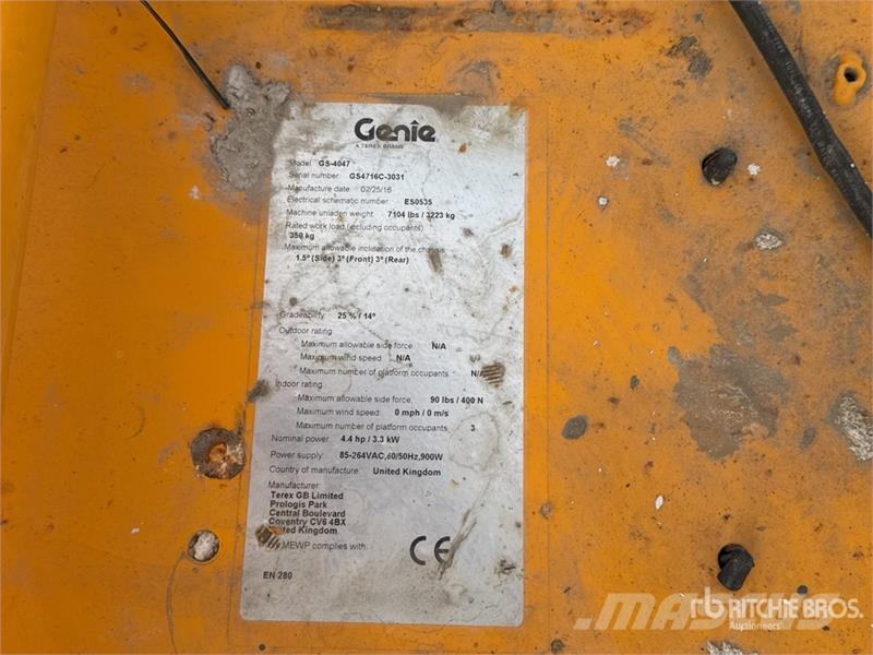Genie GS-4047 剪叉式升降机