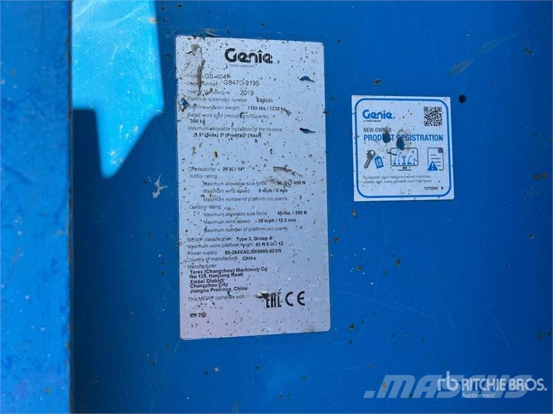 Genie GS-4047 Saxlifte