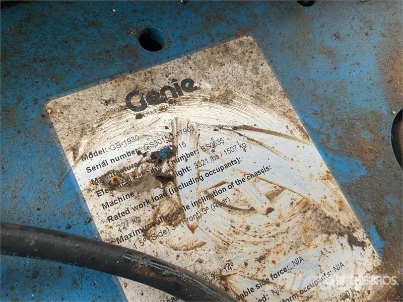 Genie GS1930 Electric Scissor Lift Plataformas tijera