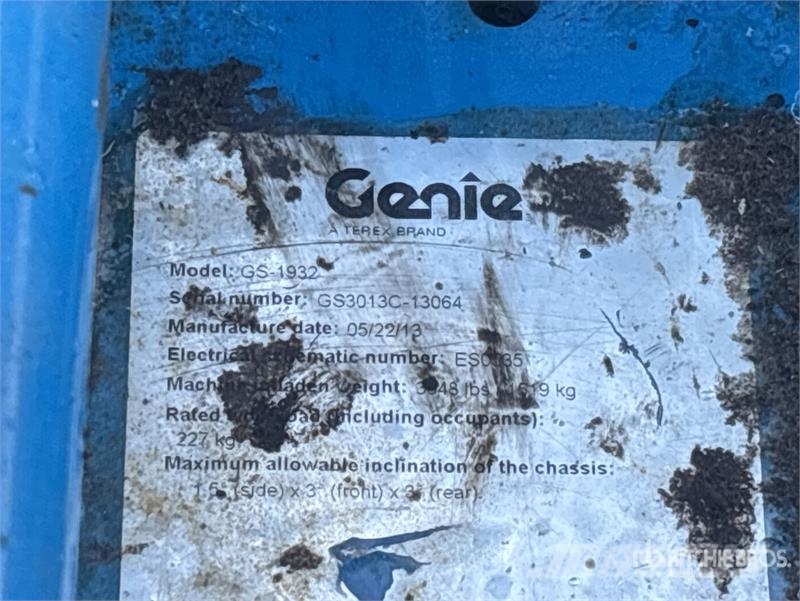 Genie Gs1932 Electric Scissor Lift Piattaforme a pantografo
