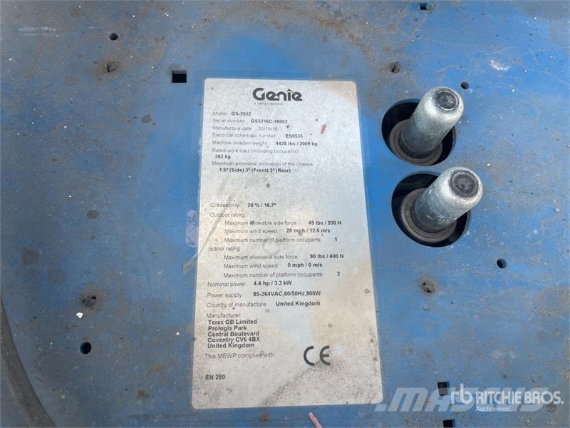 Genie GS2032 Electric Scissor Lift Nůžková zvedací plošina