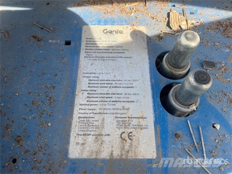 Genie GS2032 Electric Scissor Lift Šķerveida pacēlāji