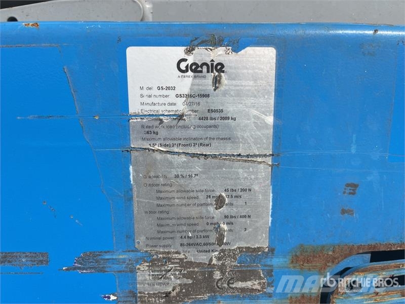 Genie GS2032 Electric Scissor Lift Šķerveida pacēlāji