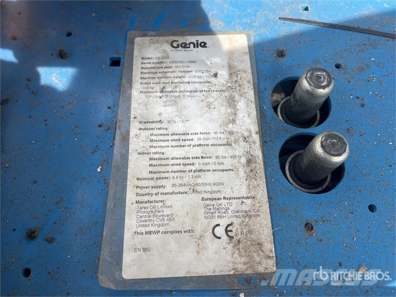 Genie GS2032 Electric Scissor Lift Šķerveida pacēlāji
