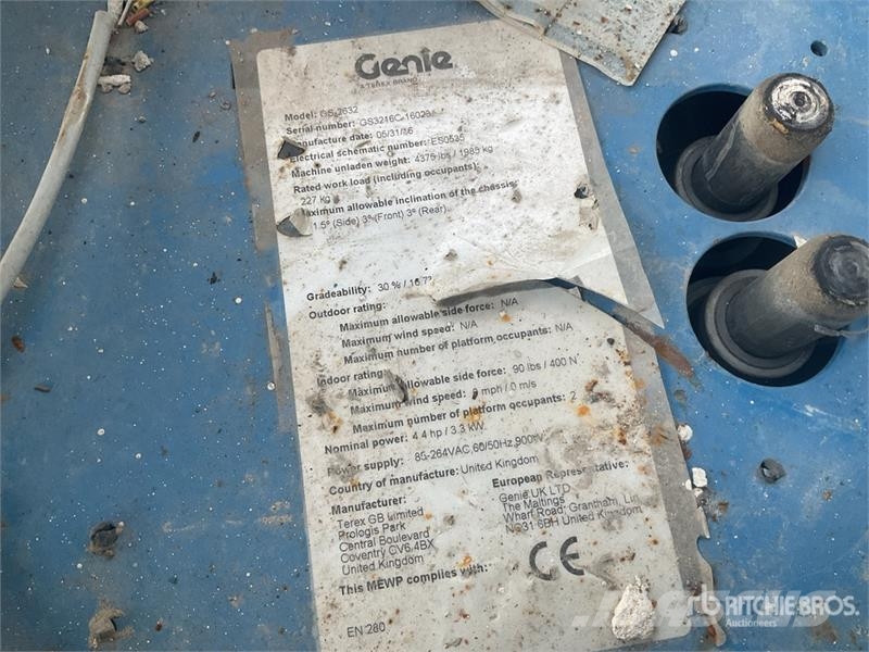 Genie GS2632 Electric Scissor Lift 가위형 리프트