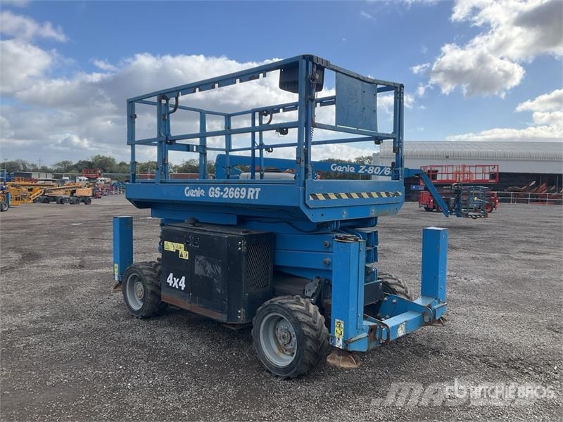 Genie GS2669 RT 4x4 Diesel Scissor Lift Scheren-Arbeitsbühnen