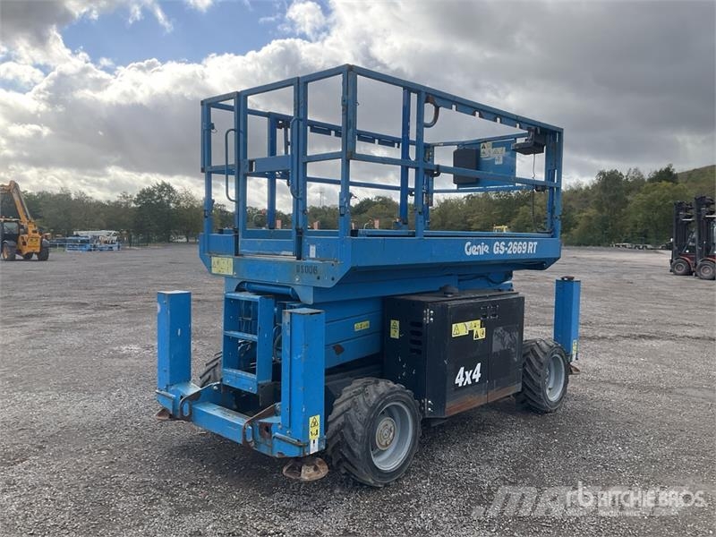 Genie GS2669 RT 4x4 Diesel Scissor Lift Scheren-Arbeitsbühnen