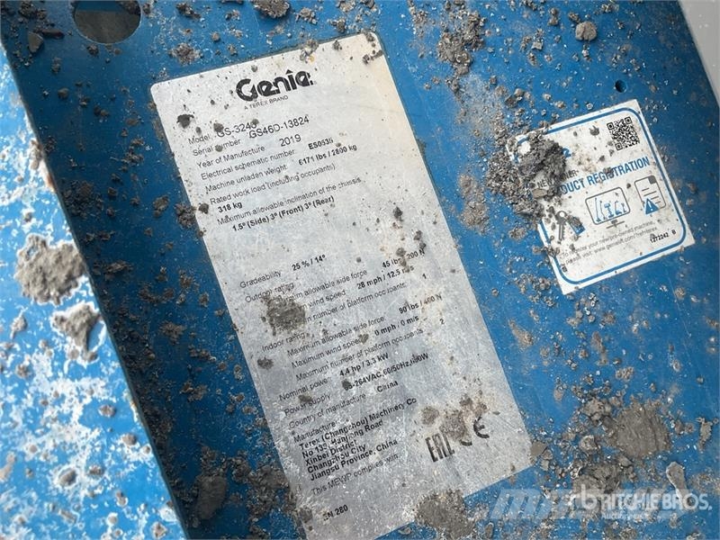 Genie GS3246 Electric Scissor Lift Schaarhoogwerkers