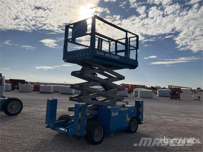 Genie GS3268RT 4x4 Diesel Scissor Lift Scissor lifts