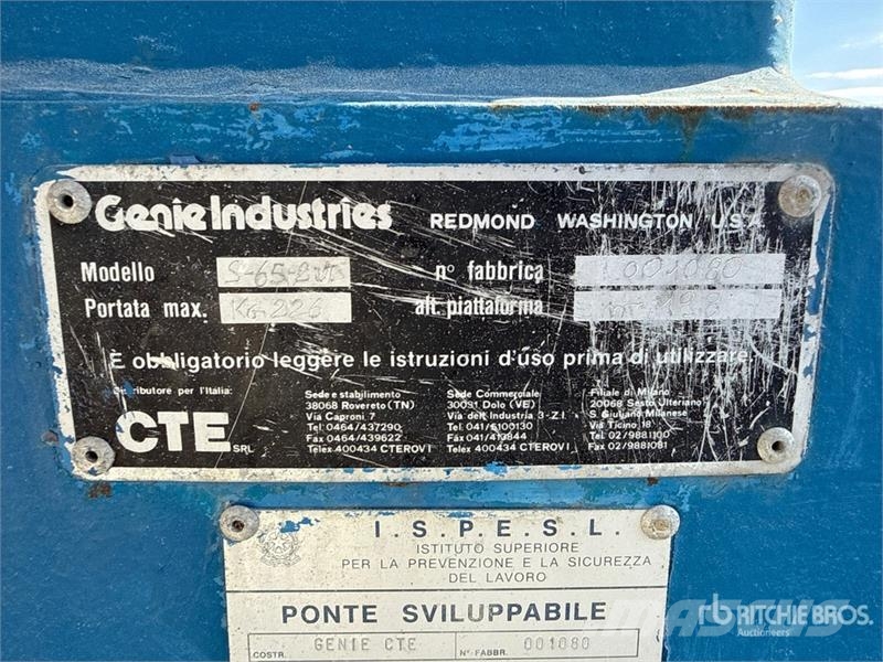 Genie S-65 Teleskoplifte