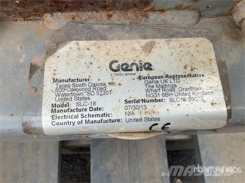 Genie SLC-18 Winches, hoists and material lifts