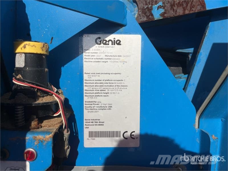 Genie Z-30/20N Zglobne dvižne ploščadi