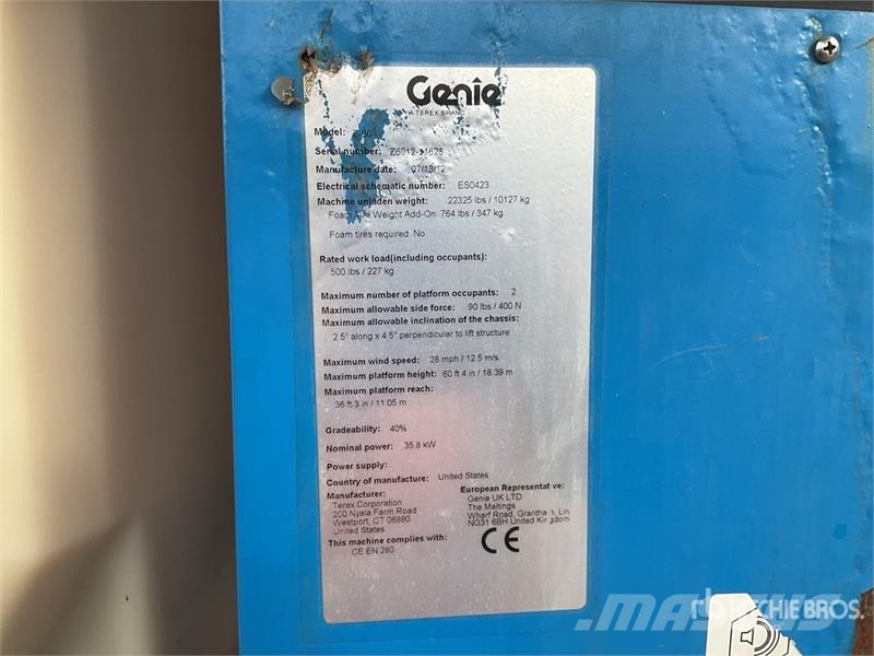 Genie Z-60 رافعات سلة مفصلية
