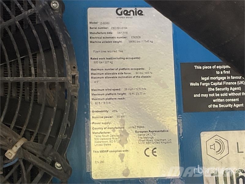 Genie Z-80/60 Strēles pacēlāji