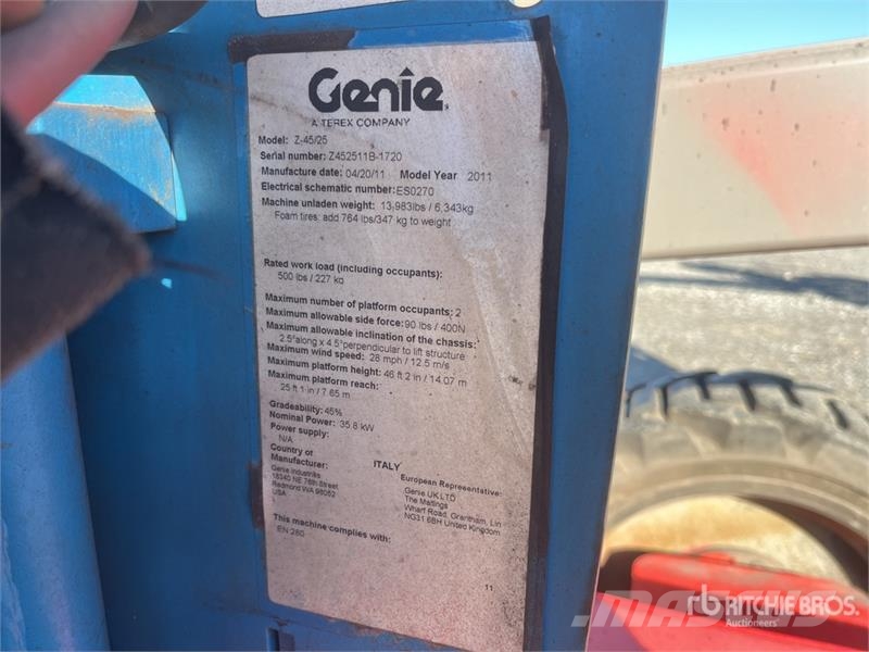 Genie Z45/25 Knikarmhoogwerkers