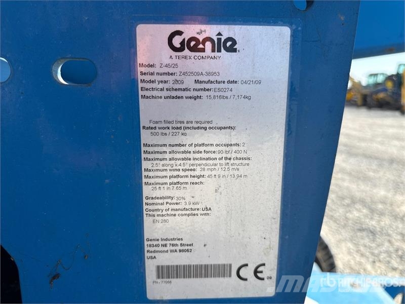 Genie Z45/25 Zglobne podizne platforme