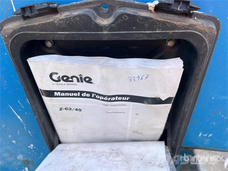 Genie Z62-40 4WD Diesel Nacelle Articulee Articulating B Strēles pacēlāji