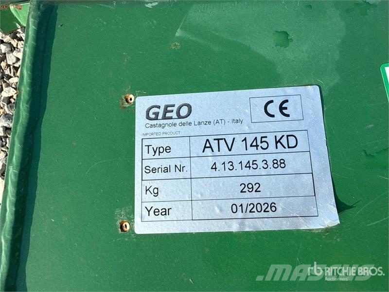 Geo ATV 145KD Flail Mower (Unused) 割草劑