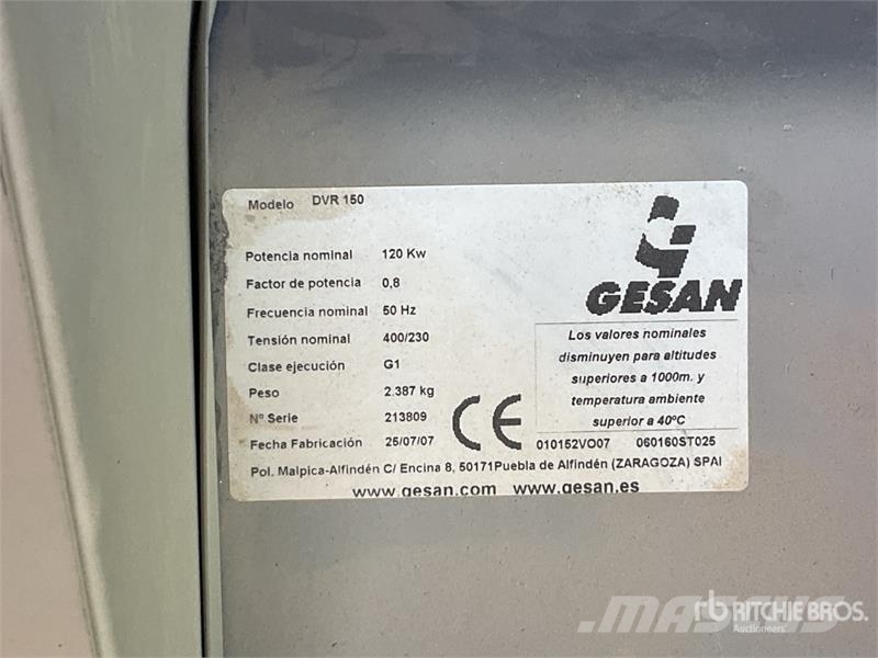 Gesan DVR150 Generator Set مولدات ديزل