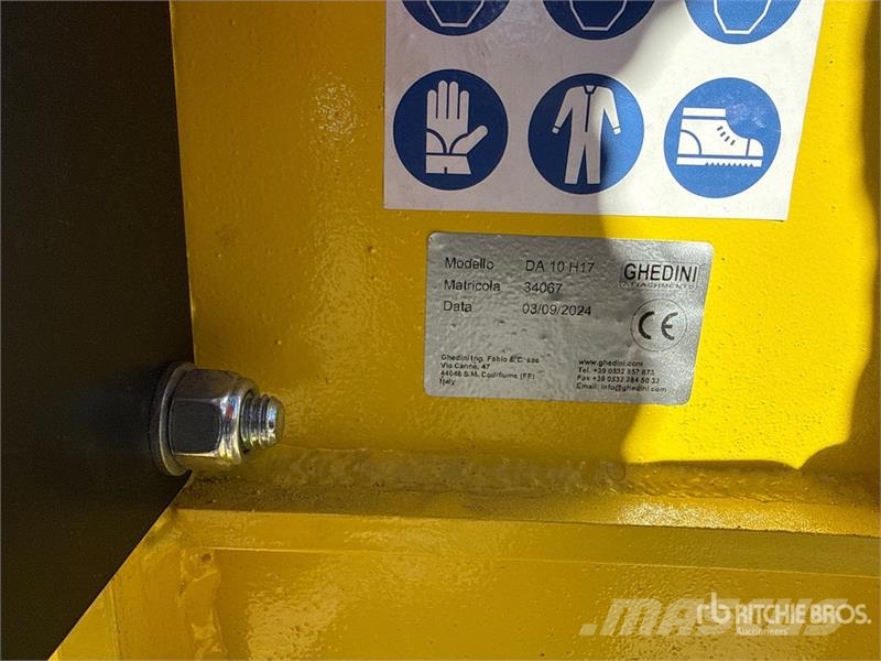 Ghedini DA 10 H17 Shredder (Unused) Τεμαχιστές αποβλήτων
