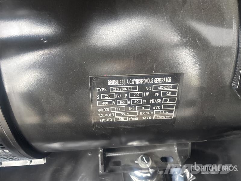 Giga Power LT-W200GF 250 KVA Generator Set (Unused) Diesel Generators