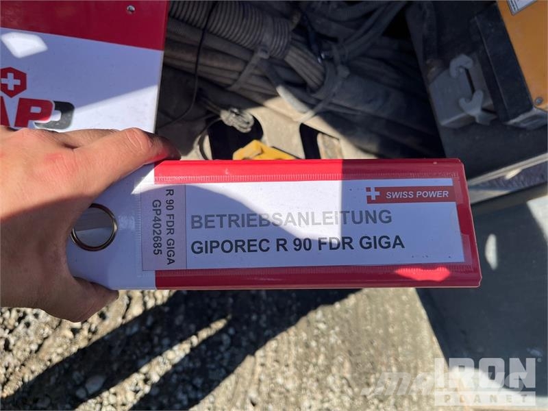  Giporec R90FDR Giga Impact Crusher Motorer och växellådor