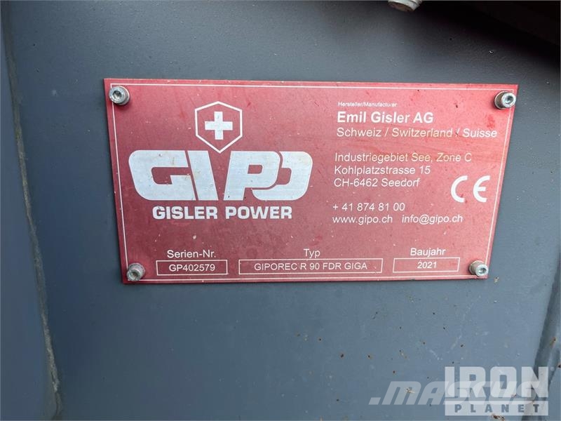  Giporec R90FDR Giga Impact Crusher Motores y engranajes