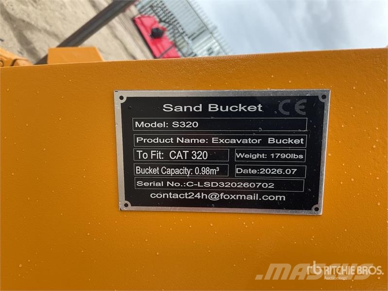 GIYI GY-S320 1100 mm Digging Cat 320 Excavator Buc Kaušai
