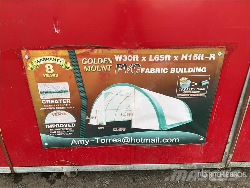  Golden Mount 30 ft x 65 ft Storage Building (Unuse Stålramsbyggnader