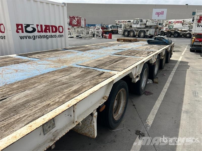Goldhofer STZL 5-37/80AA 5/AXLES Lowboy Trailer Remorque surbaissée