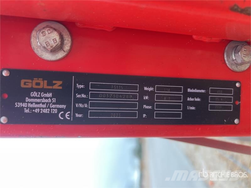 Golz FS175 Materiel De Location Rental Equipment ( Inne akcesoria
