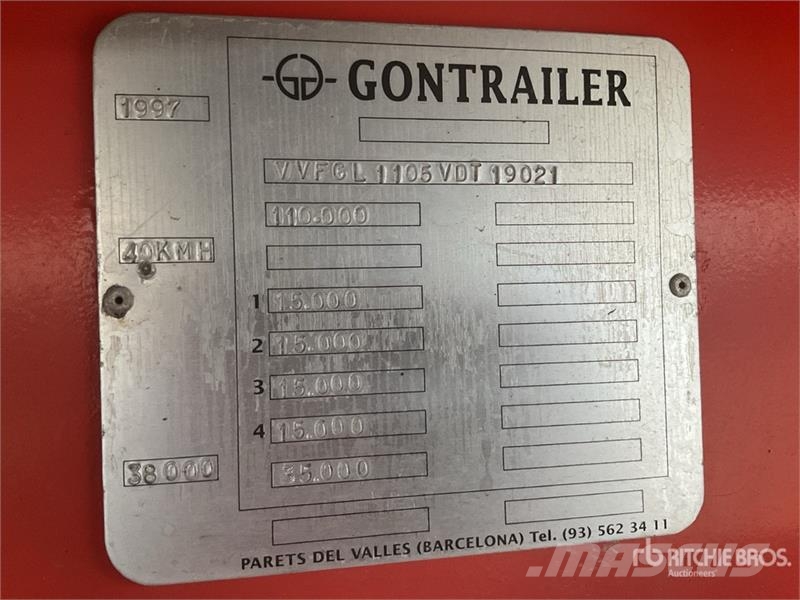 Gontrailer GL1105 Tri/A 110 Ton Step Deck Trailer Прочие прицепы