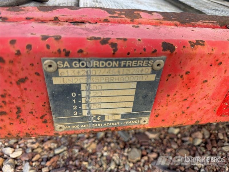 Gourdon Freres P35P T/A Remorque Equipment Trailer (Inoper Ρυμούλκες μεταφοράς οχημάτων