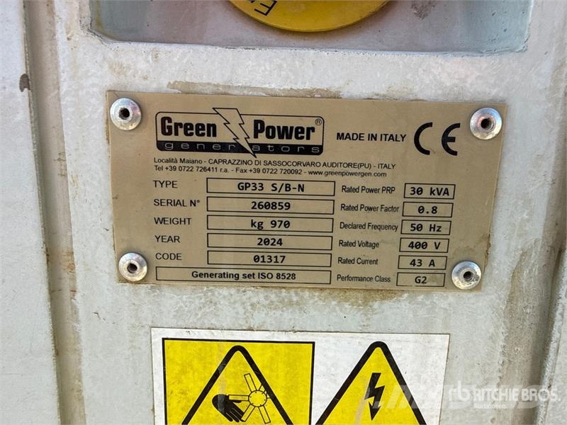 Green Power GE33SBN 30 kVA Generator Set Generadores diésel