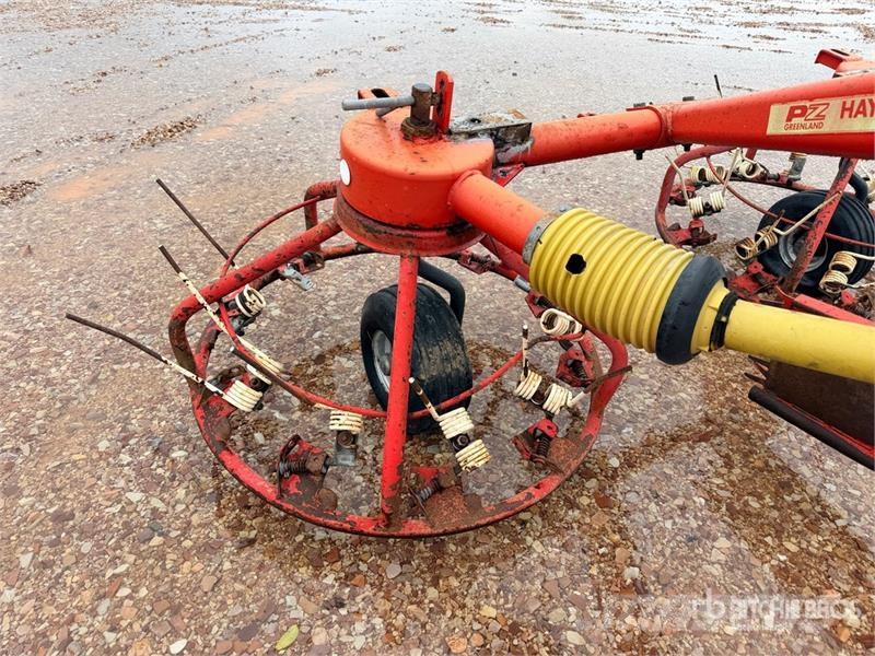 Greenland Haybob 300 3000 mm 3-Point 2 Wheel Hay Tedder مكابس وميبسات التبن