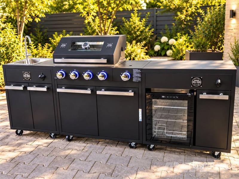  GRILL-UNION BLACK-POWDER Outdoor-Kitchen-Grillstat Egyéb mezőgazdasági gépek