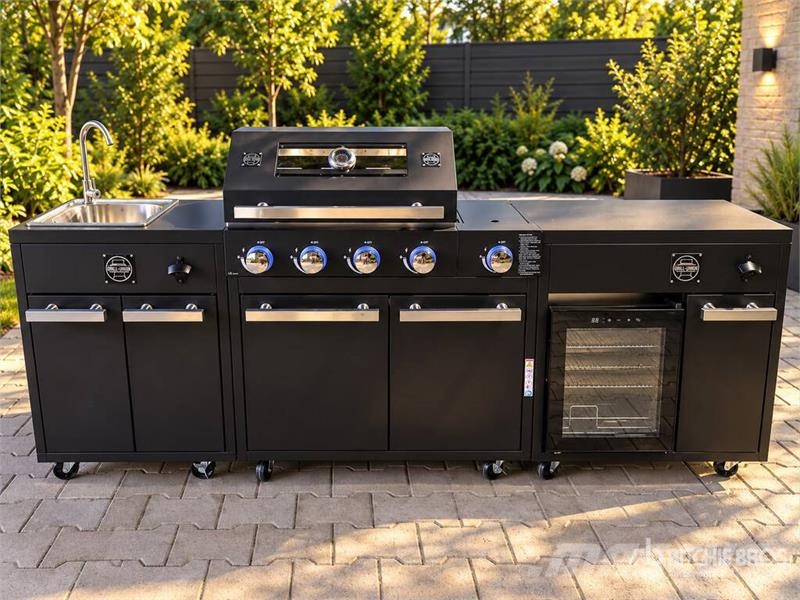 GRILL-UNION BLACK-POWDER Outdoor-Kitchen-Grillstat Egyéb mezőgazdasági gépek
